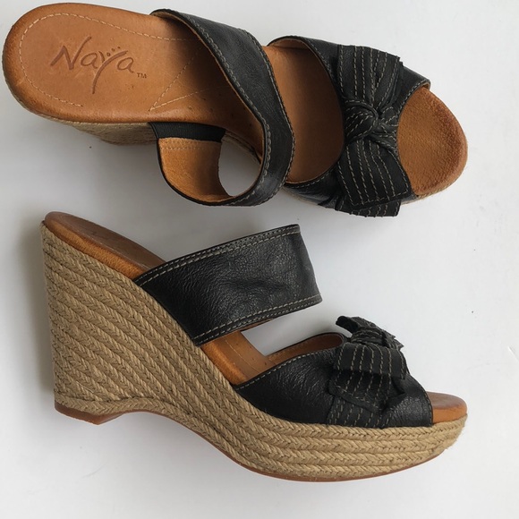 Anthropologie Shoes - NWOT NAYA ANTHROPOLOGIE Leather Wedges